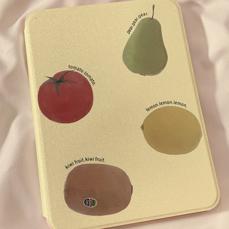 Cartoon fruit and vegetable protective case for iPad 10/11/12 generation/Air4/5/6/8/10.2 Cartoon fruit and vegetable protective case for iPad 10/11/12 generation/Air4/5/6/8/10.2