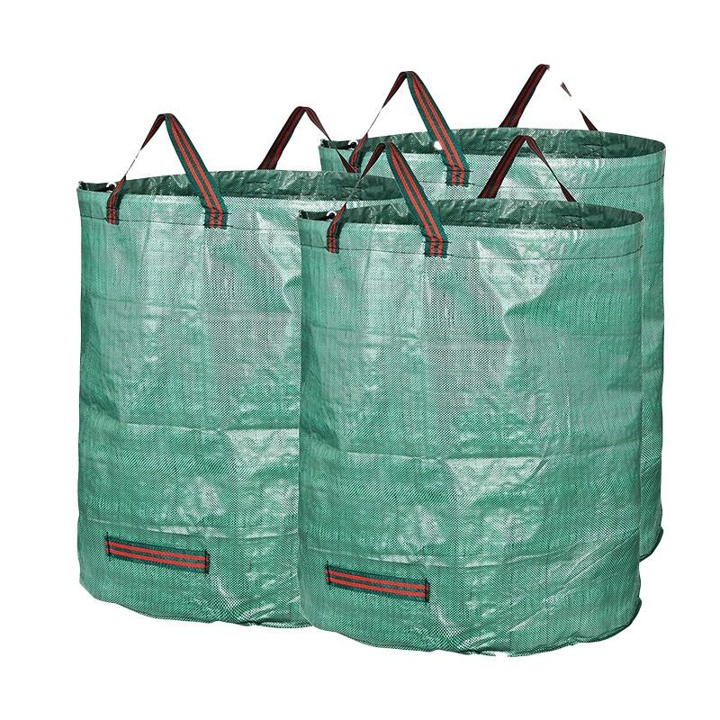 Outdoor Garden Leaf Collection Bag, Waterproof Gardening Woven Bag, Debris Storage Bag, Garbage Sorting Bag, Tear-Resistant and Durable