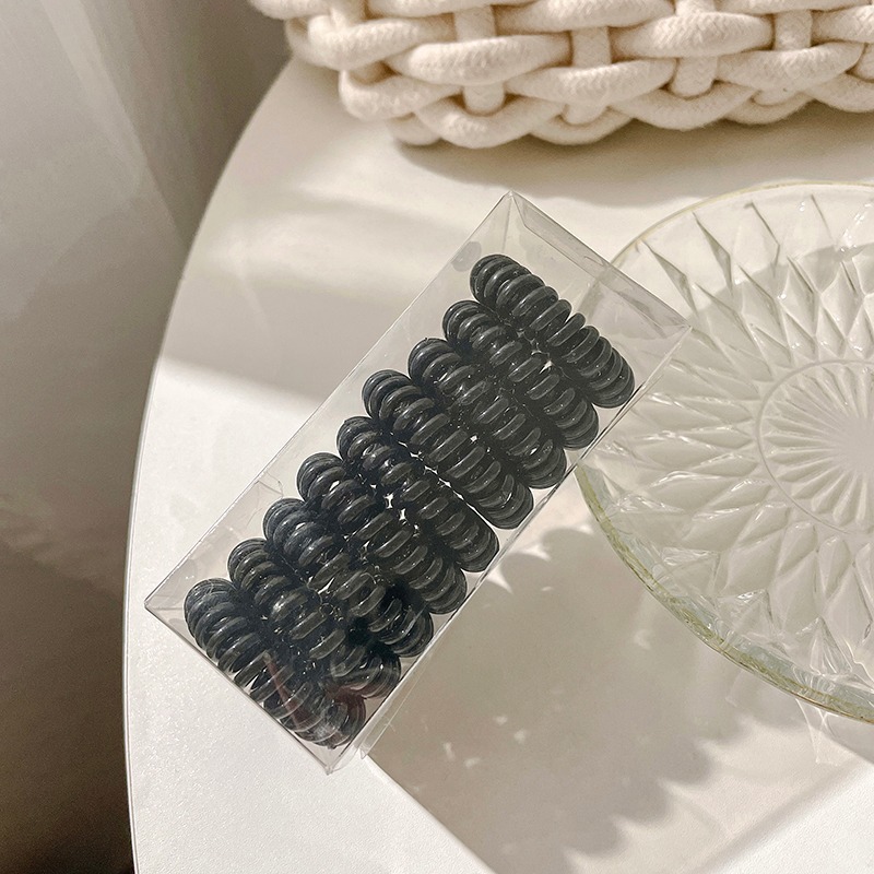 2025 nuevo estilo simple y versátil banda para el cabello sin costuras diadema duradera y de alta elasticidad que no daña el cabello coleta gruesa cuerda para el cabello sombreros