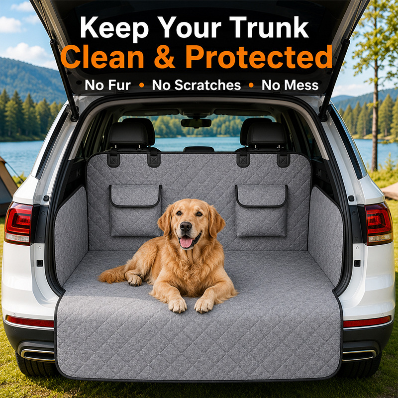 Amazon trunk Car Pet Mat universal car trunk mat cloth anti-dirty waterproof car dog cushion