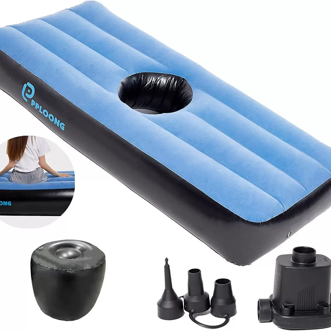 源头工厂丰臀术后睡觉充气床垫美臀孕妇巴西翘臀屁股充气垫可充气