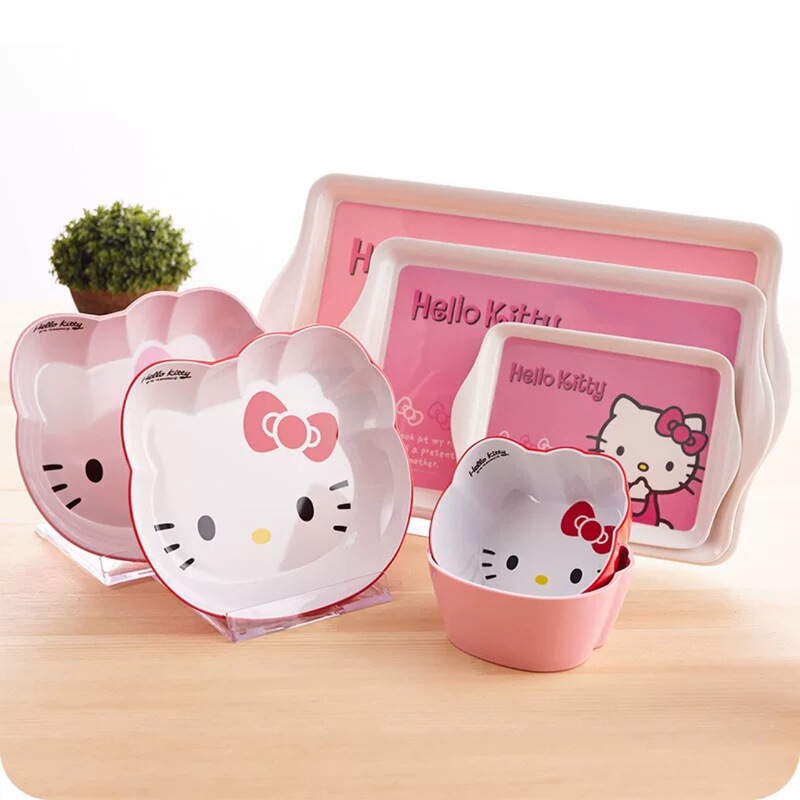 Bowl cute girl heart student plate suit household dormitory children drop-resistant anti-scald baby children food supplement Rice Bowl Bowl cute girl heart student plate suit household dormitory children drop-resistant anti-scald baby children food supplement Rice Bowl