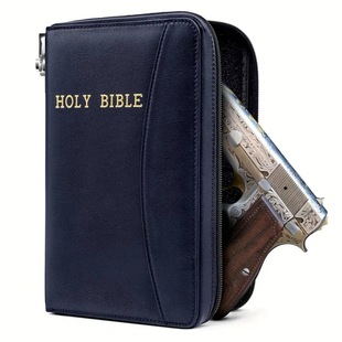 Foreign Trade Cross-Border Outdoor Sports Tool Bag Leather Tactical Gun Holster Launcher Cosmetics Bag Gun Holster