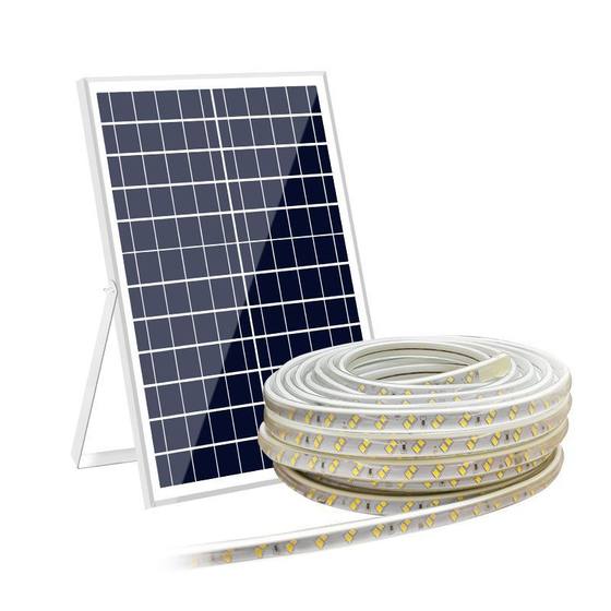 Net red COB solar light with outdoor color change waterproof sun courtyard induction atmosphere light led color light color light strip