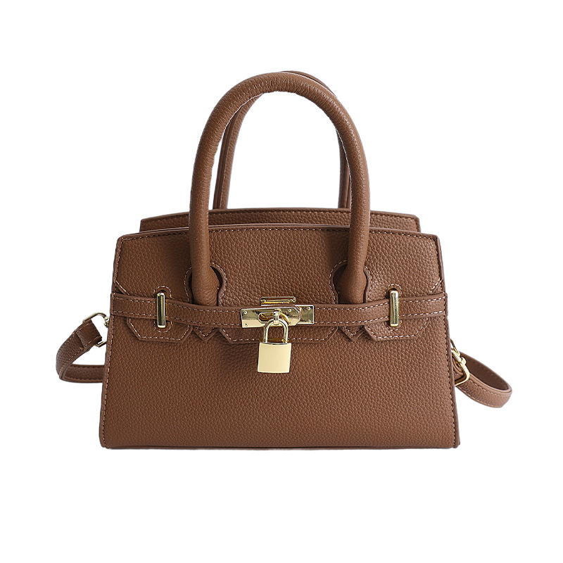 Bolso para mujeres 2026 nuevo estilo de alto nivel lichi estampado bolso de platino portátil de alto nivel de moda versátil bolso de hombro inclinado