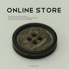 樹脂四眼復古紐扣西服女裝粗花呢外套呢子編織毛衣扣子皮草大衣扣