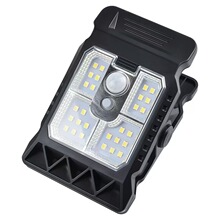 新款升级智能感应太阳能夹子灯户外庭院灯花园照明灯太阳能壁灯