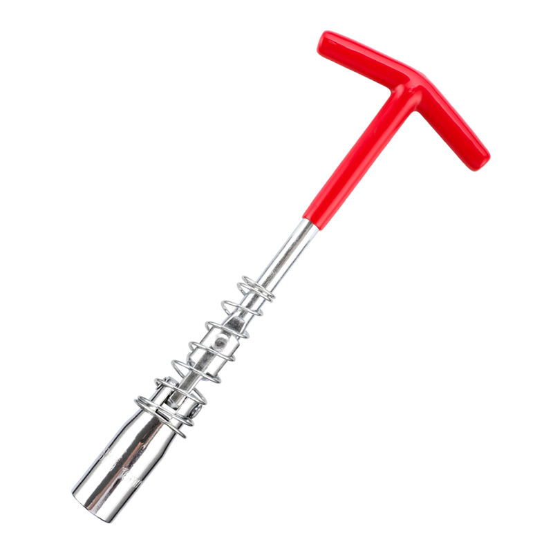 21mm fácil alargar llave de manguito de chispa automotriz llave de manguito de chispa de motocicleta tipo T de grado industrial