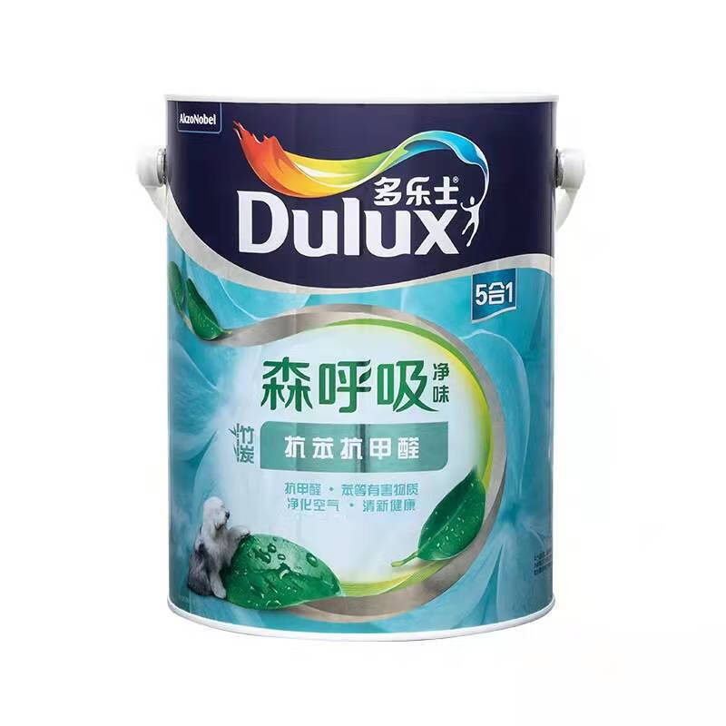 多乐士 森呼吸淳零无添加竹炭全效抗菌儿童漆乳胶漆涂料油漆室内