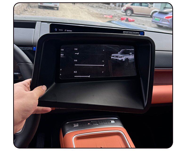 Equation Leopard Titanium 7 Flash Charge Hud Head-Up Display Protective Cover Upgrade 6D Curved Screen Ultra-Clear Dustproof Protective Cover Modification