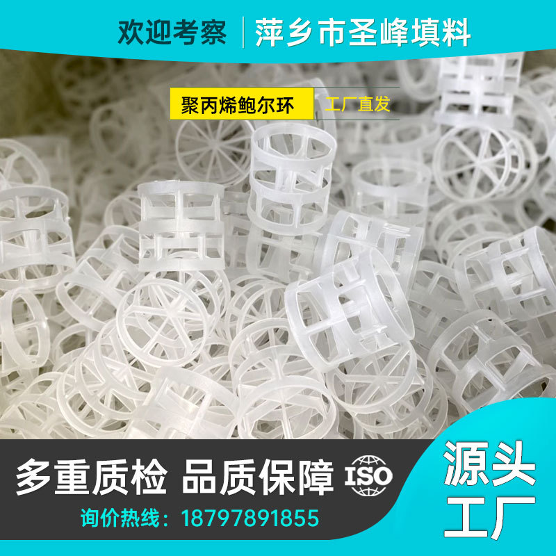 厂家直供鲍尔环萍乡填料 脱硫塔冷却塔化工填料废气净化 气液分离