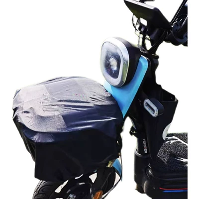 Other Electric Vehicle Accessories: Universal Dust and Sun Protection Cover - black-and-white-double-sided-conventional-car-basket-cover