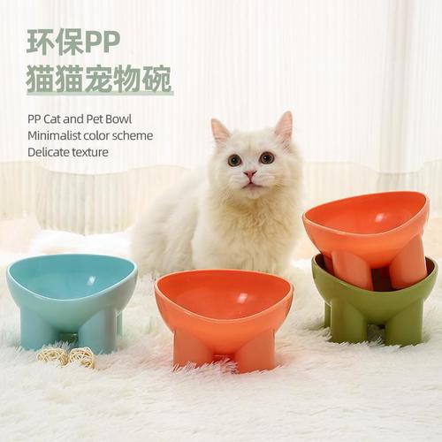 Elephant Leg Neck Protection Pet Bowl New Macaron Color Stable and Anti-Overturn Cat Food Basin Drinking Water Feeding Bowl