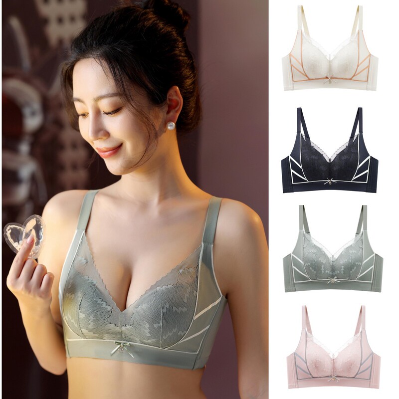 New small chest push up upper collection breast adjustable essential oil massage bra big chest slimming anti-sagging underwear for women