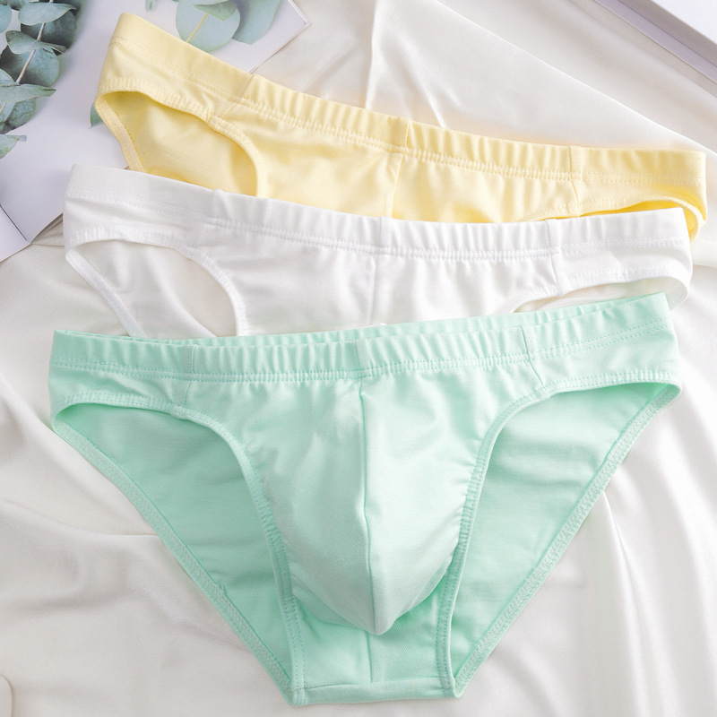 Men's Briefs Pure Cotton Soft, Comfortable, Breathable, Quick-Drying, Sexy Boys' Youth Trendy Briefs
