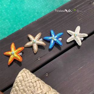 Genuine straw beach hairgrip, atmospheric hairpins, hair accessory