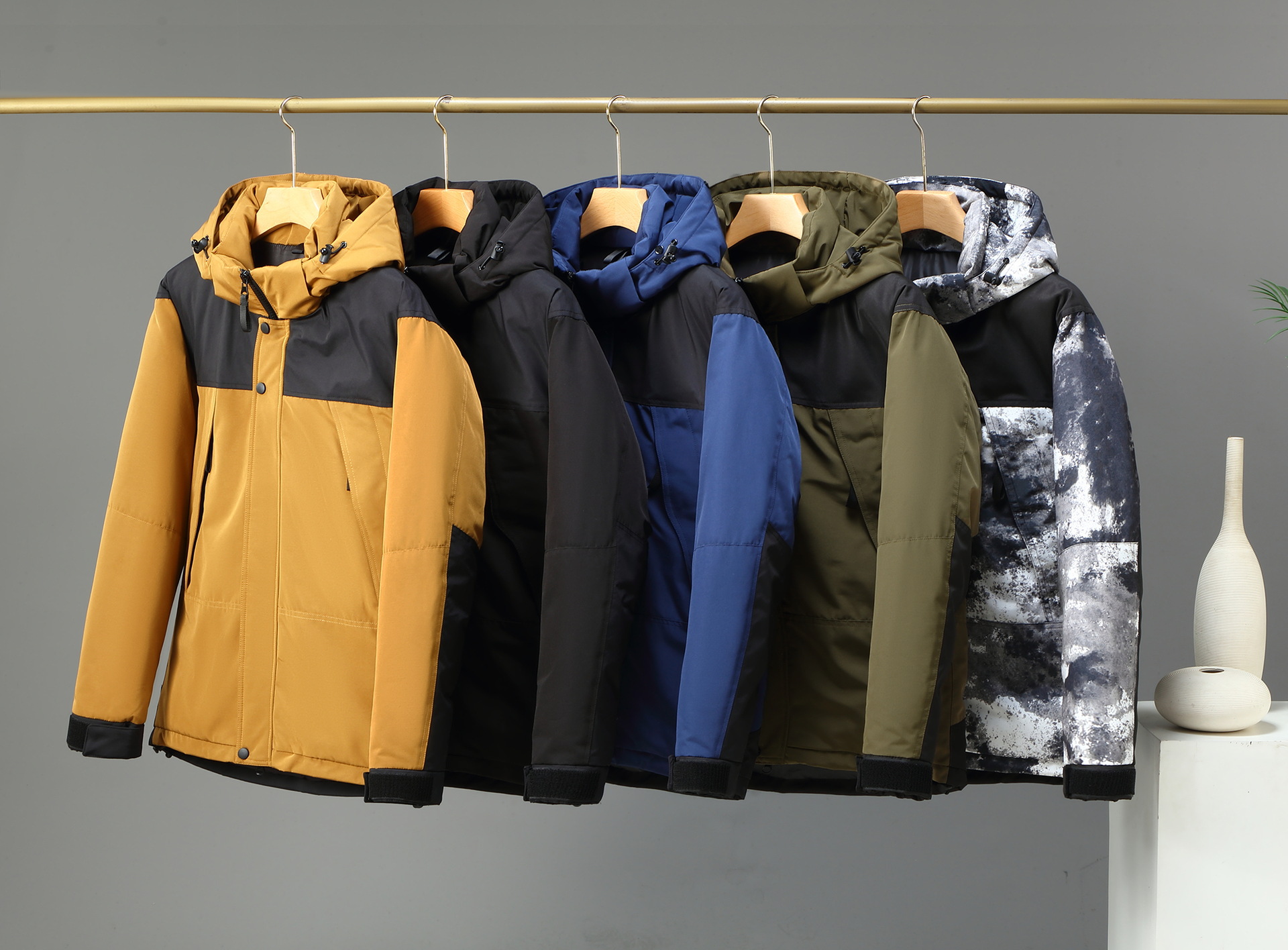 Chaud pour hommes femmes, couple hiver nouveau style, vêtements d'extérieur décontractés en coton tendance et épais pour hommes_voghion.com