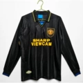 Long sleeves; 1993/94 season manchester l away game