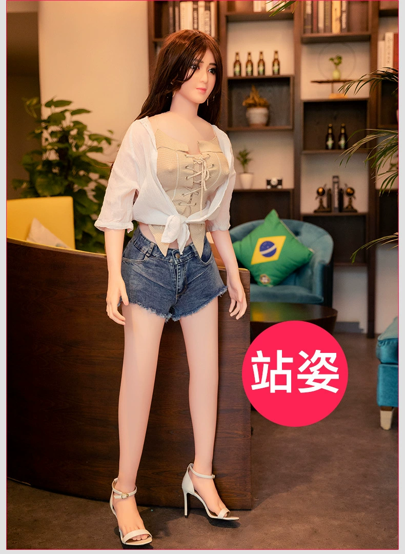 inflatables Silicone Love Doll One-Piece, Water-Fillable Chest, Seamless Thickened Design