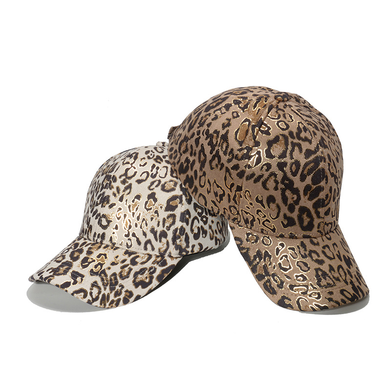 154g Weight Baseball Cap Hats Type Holiday Occasion Women's Streetwear Leopard Curved Eaves Baseball Cap