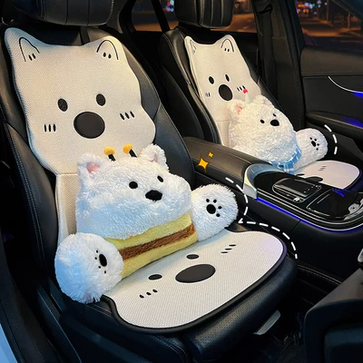 Headrest Cute Cartoon Car Seat Back