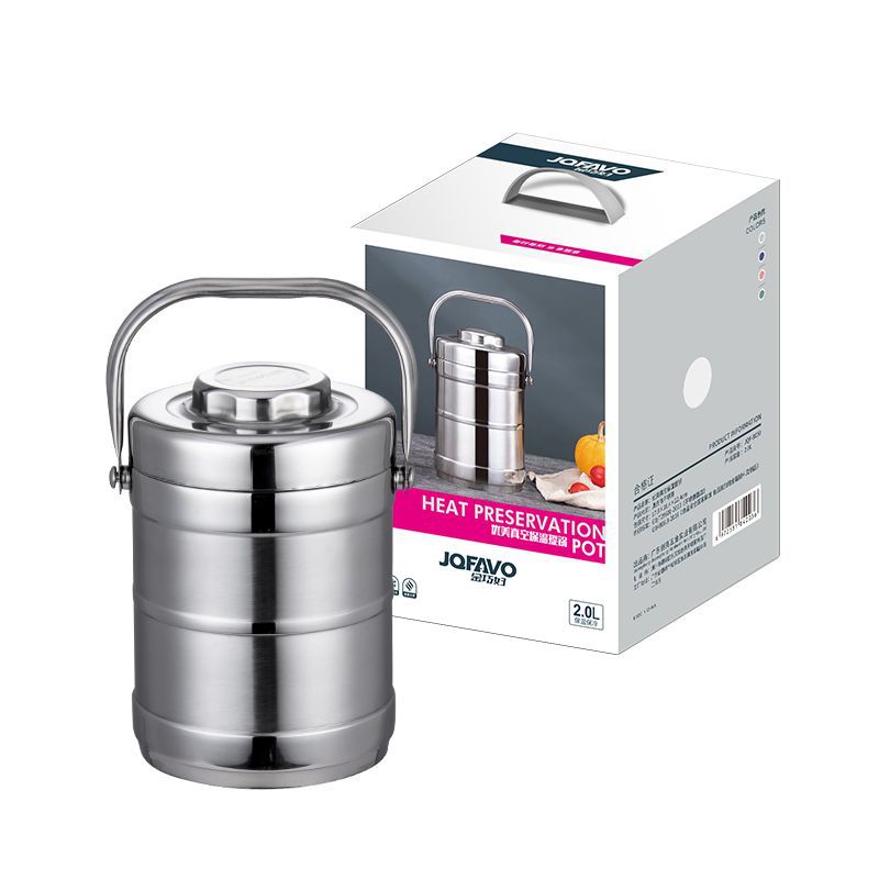 Vacuum thermos stainless steel, lunch box, capacious gift box, Birthday gift, wholesale