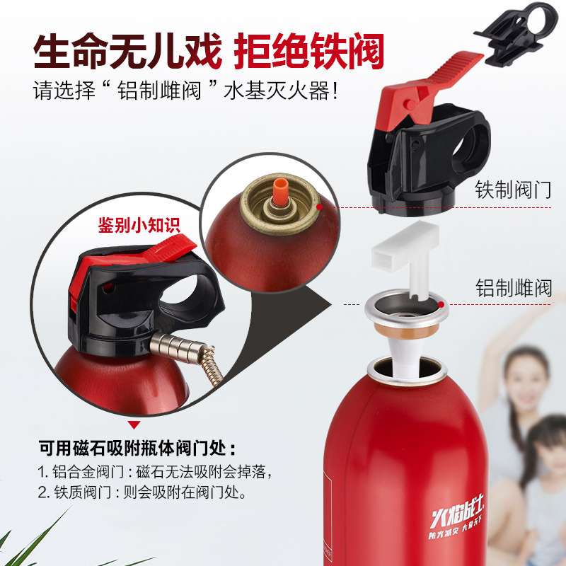 Flame Warrior Vehicle-Mounted Water-Based Fire Extinguisher, Water-Based Agent Fire-Fighting Equipment, Vehicle-Mounted for Private Cars