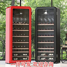 HCK哈士奇208R圆弧复古红酒展示柜