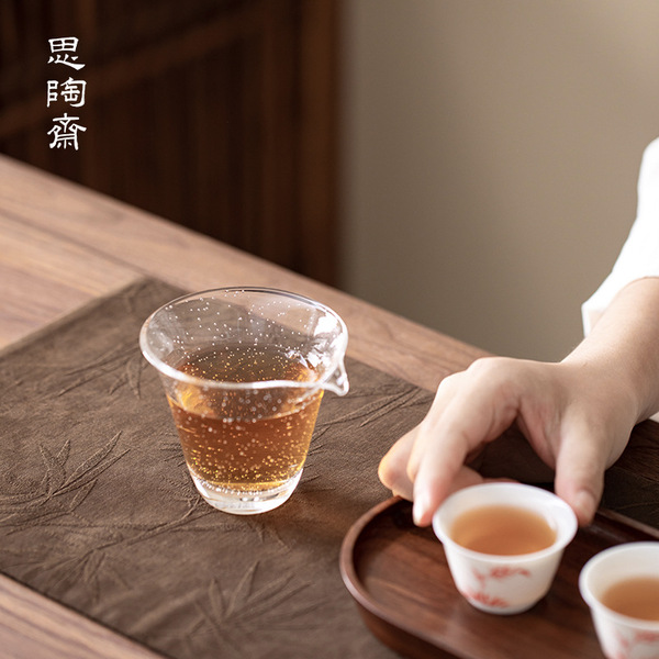 Glass Japanese tea cup for home use