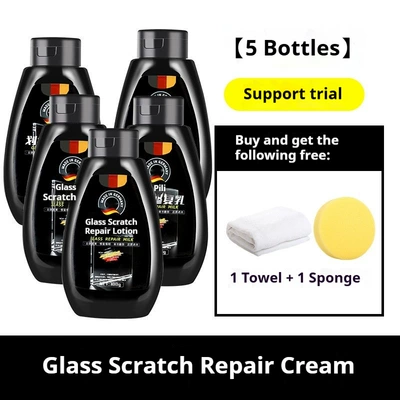 Countertops, Doors, Windows, Car Windows, Auto glass repair liquid - glass-scratch-repair-cream-5-bottles