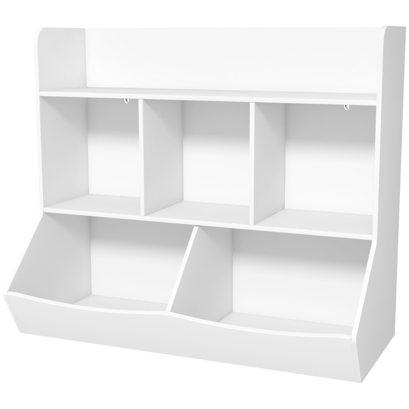 Estantes de madera de estilo moderno de gran capacidad para niños estantería de sala de estar muebles de oficina para niños