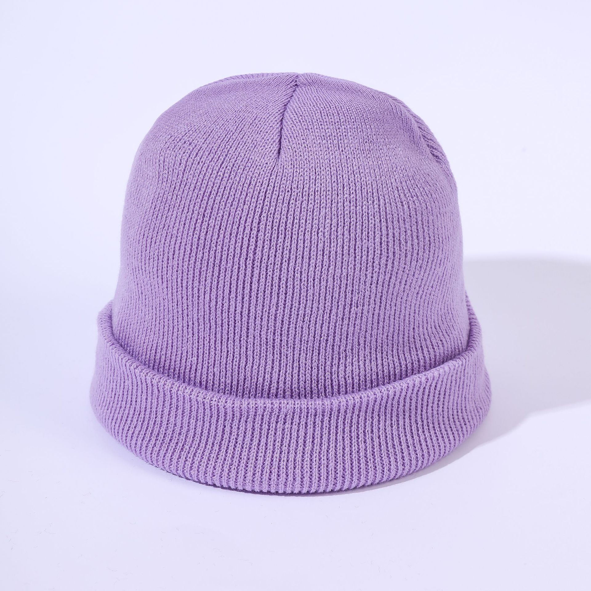 Otoño e Invierno color sólido nuevo sombrero de lana de moda todo partido cálido oído protección sombrero de lana de punto para las mujeres moda multicolor estilo coreano