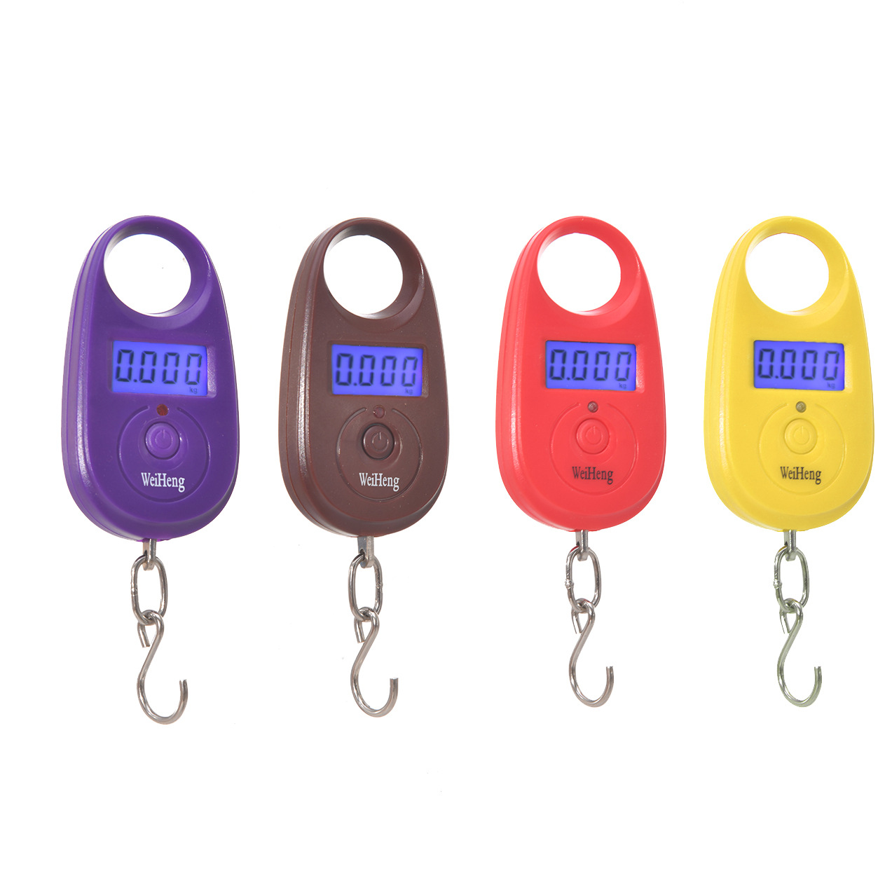 Sınır ötesi Weiheng WH-A11 ultra mini dijital el çantası küçük kanca ölçeği asılı ölçekli paket ölçeği 25 kg ağırlık hassasiyeti 5g