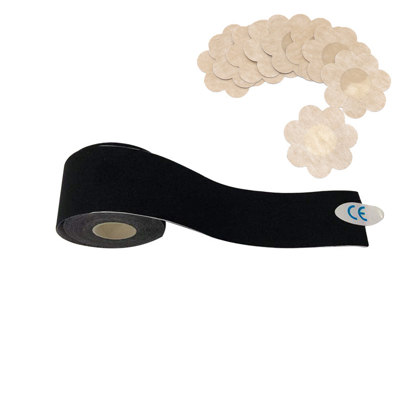 블랙 한 롤 + 10 조각 부직포 패턴