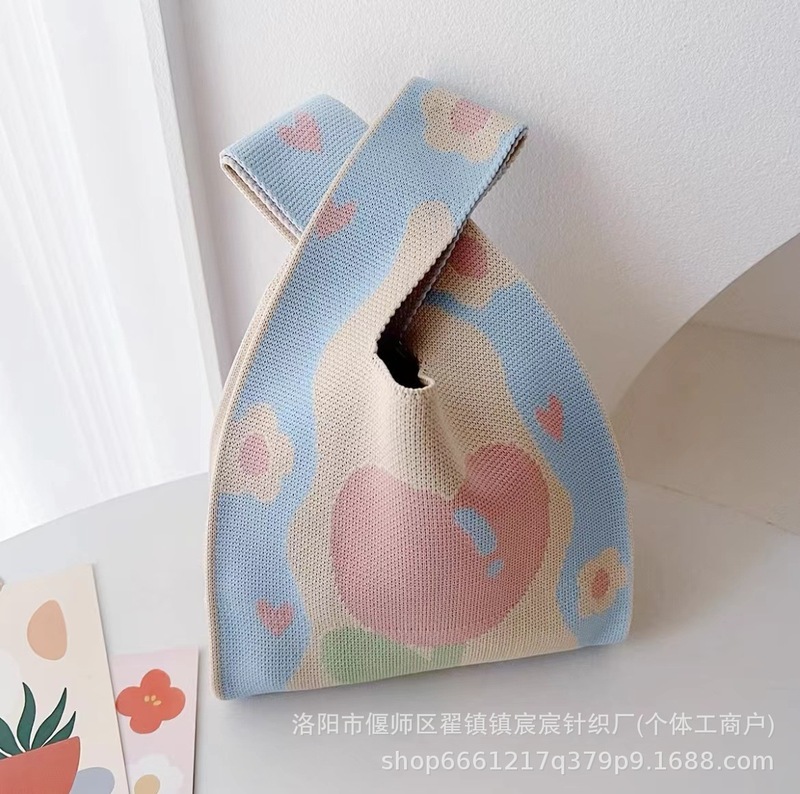 韓国インニットバッグガールズベストバッグニットハンドバッグニットバッグハンドバッグニットバッグクロスボディ|undefined