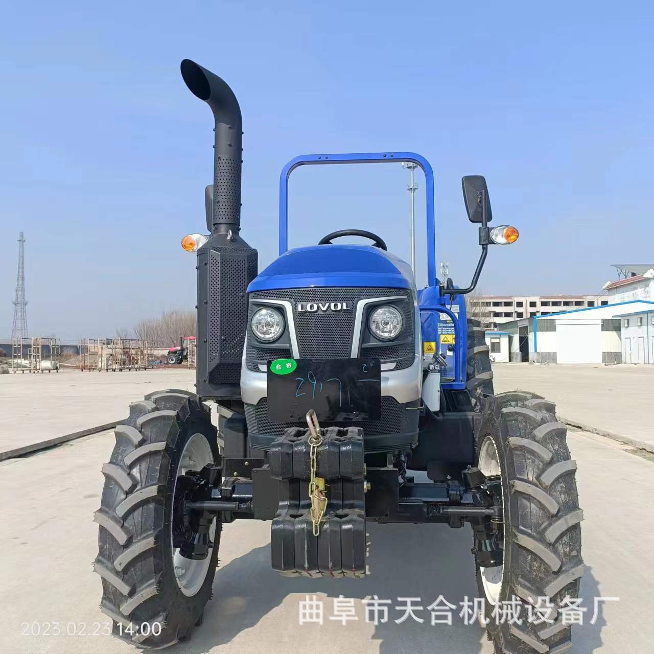 雷沃四驱704拖拉机 栅条翻土犁双力504拖拉机水旱两用春耕拖拉机