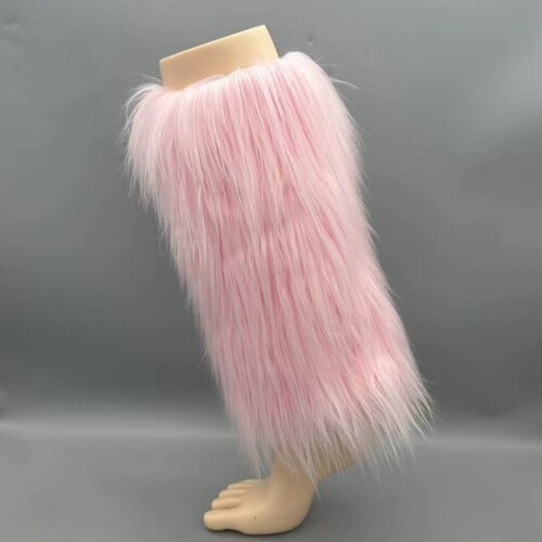 Winter and Spring New Fake Wool Boot Covers Fleece Socks Covers Medium Length Plush Fur High-Cut Leg Warmers Women's Sleeve Covers