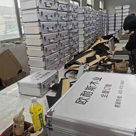 小号铝箱小型手提箱资料箱指挥作业箱医疗器械箱铝合金仪器箱