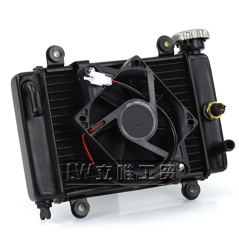 Atv Beach Bike Off-Road Motorcycle Accessories: Da Gong Da Han Niu Da Tong Ma Long Water-Cooled Fan, Hot Water Tank, Radiator