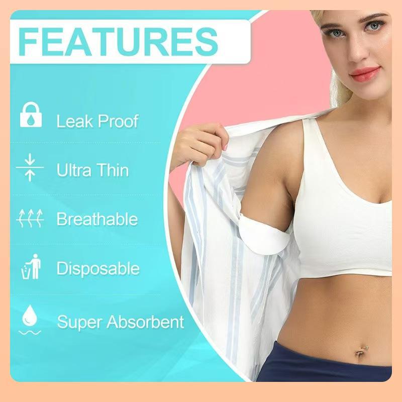 Cross-Border Disposable Underarm Sweat-Absorbing Patches, Summer Invisible Breathable Anti-Sweat Patches, Daily Anti-Sweat Patches, Portable Underarm Patches