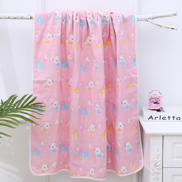 Cotton gauze bath towel for new born for baby
