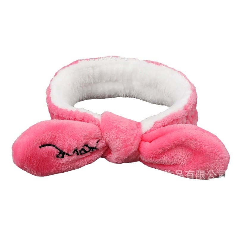 Corea del Sur Internet celebridad cara lavado pelo banda felpa arco diadema accesorios para el cabello máscara maquillaje diadema al por mayor