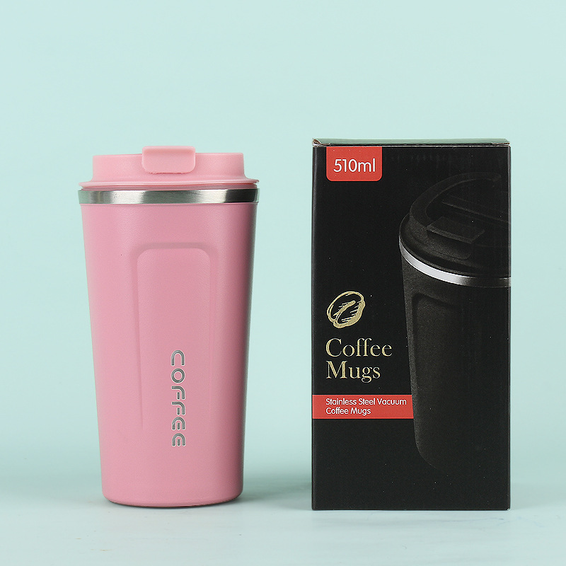 Taza de vacío de café de segunda generación de acero inoxidable 304 simple gran capacidad portátil al aire libre para hombres y mujeres taza portátil de oficina en stock