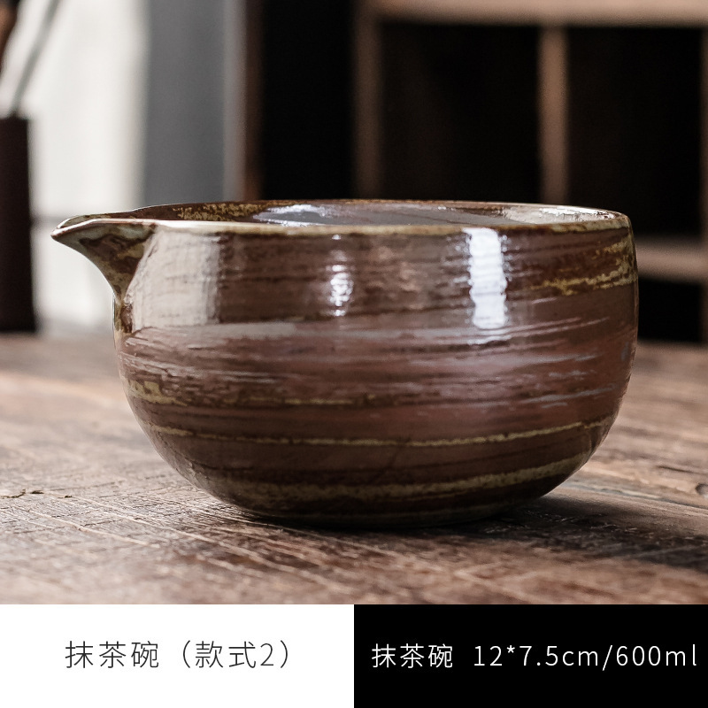 Juego de té de matcha de estilo japonés