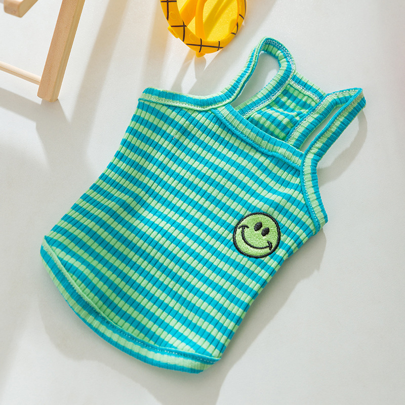 Nueva primavera y verano cachorro lindo pequeño animal mochila chaleco mochila ropa de dos patas gato lindo ropa para mascotas