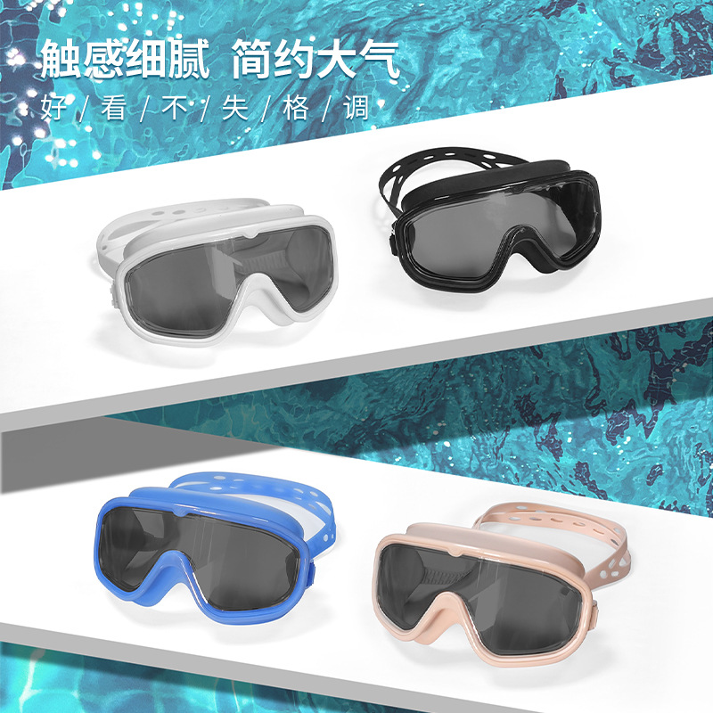 Set de Gafas de Natación para Adulto de PC Impermeable y Antivaho para Natación