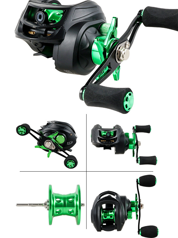 Carretes de baitcasting de alta velocidad con freno magnético, línea antiexplosión, carretes de pesca de ultra-largo alcance, carretes para línea de pesca, selección transfronteriza.