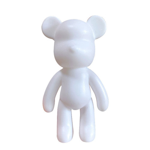 Creative Fluid Bear Doll Keychain Pendant Handmade DIY Material Package Keychain Doll Gift Figure Wholesale