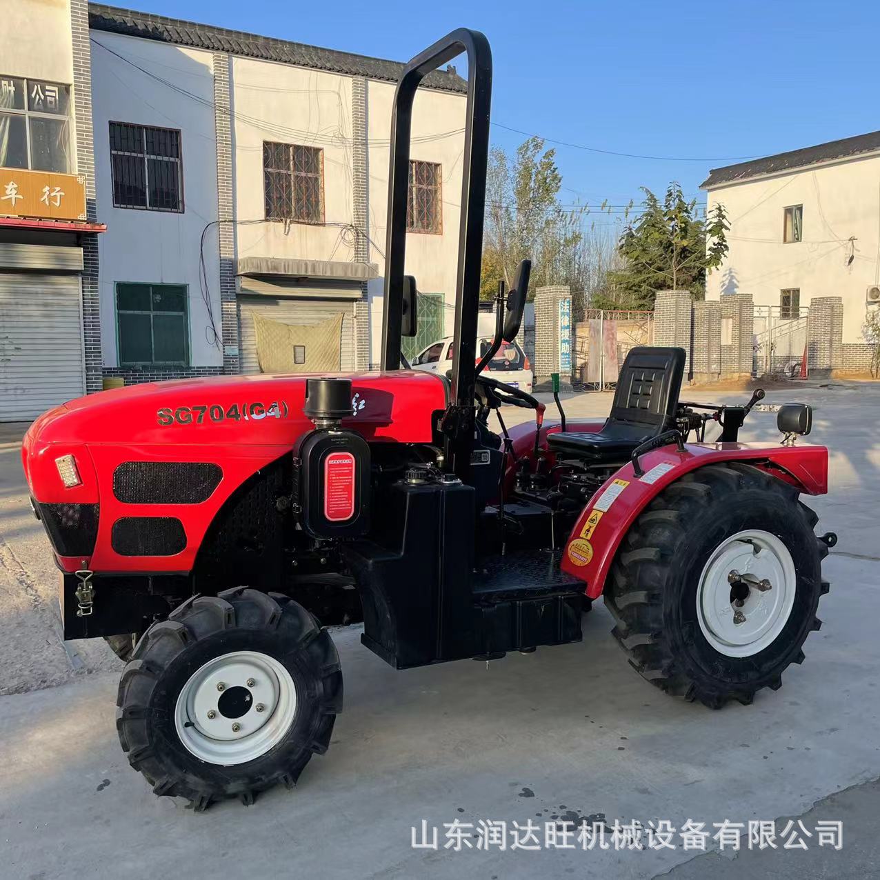 全新国四东方红SG704大棚王拖拉机 16+8带爬行档四驱四缸旋耕犁地