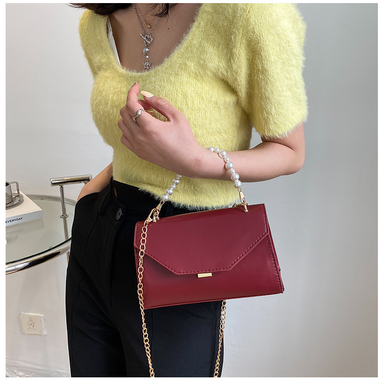 Fashion Shoulder Bag Messenger Bag Small Square Bag Underarm Bag Beaded Bag display picture 17